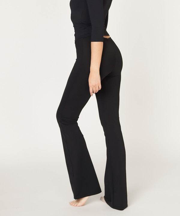 BAMBOO SLIM BELL YOGA PANTS - Shop Style & More | Fresh Looks, Everyday Deals & Free Shipping
