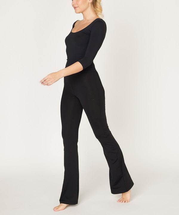BAMBOO SLIM BELL YOGA PANTS - Shop Style & More | Fresh Looks, Everyday Deals & Free Shipping
