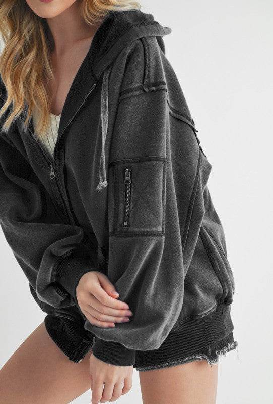 Fiori Hoodie Jacket - Shop Style & More | Fresh Looks, Everyday Deals & Free Shipping