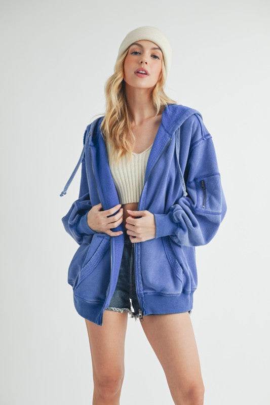 Fiori Hoodie Jacket - Shop Style & More | Fresh Looks, Everyday Deals & Free Shipping