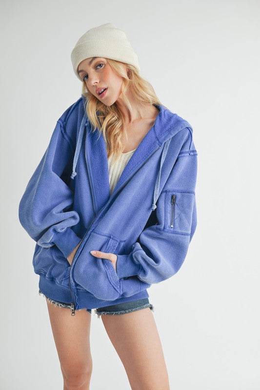 Fiori Hoodie Jacket - Shop Style & More | Fresh Looks, Everyday Deals & Free Shipping