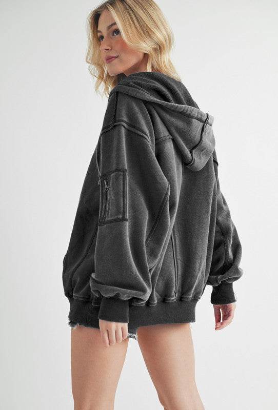 Fiori Hoodie Jacket - Shop Style & More | Fresh Looks, Everyday Deals & Free Shipping