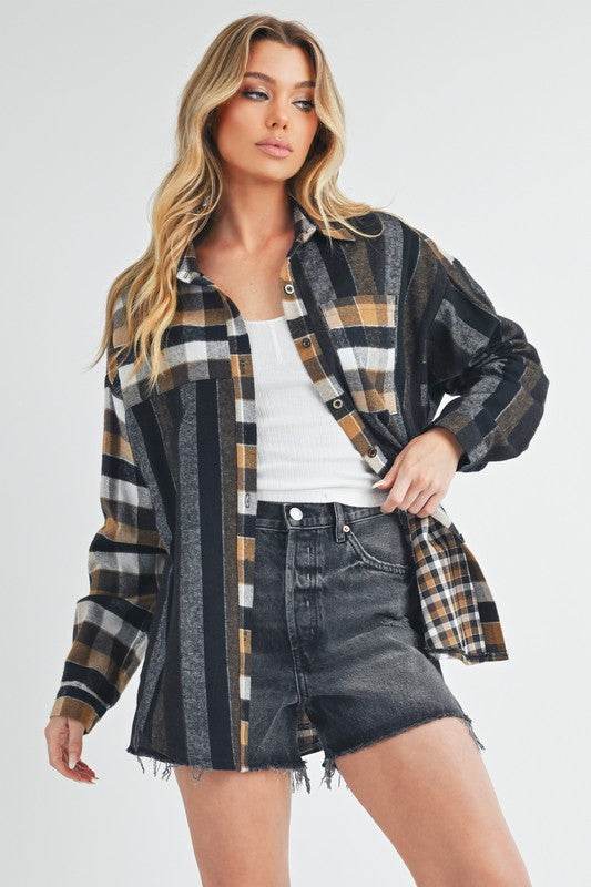 Lena Plaid Flannel Shirt - Shop Style & More | Fresh Looks, Everyday Deals & Free Shipping