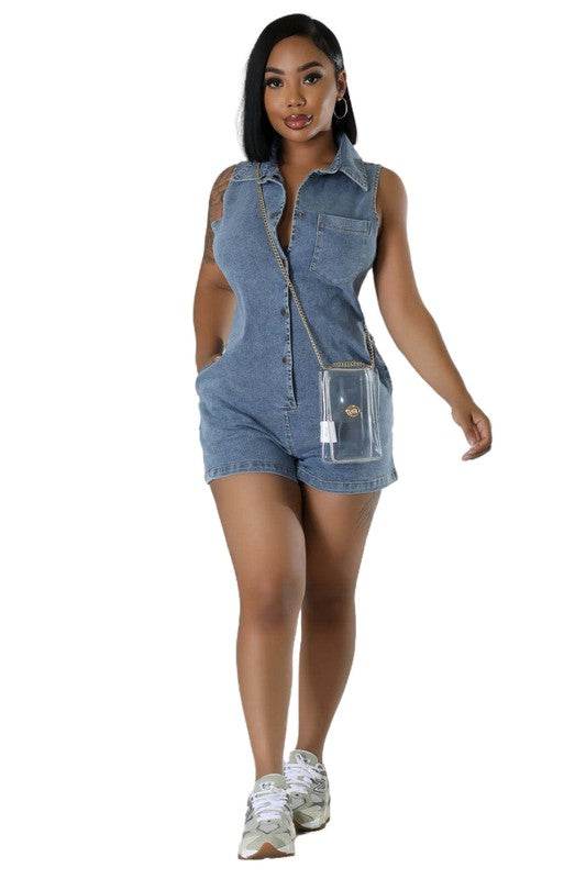 WOMEN FASHION DENIM ROMPERS - Shop Style & More | Fresh Looks, Everyday Deals & Free Shipping