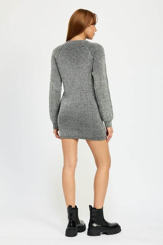 MOCK NECK MINI RIB DRESS - Shop Style & More | Fresh Looks, Everyday Deals & Free Shipping
