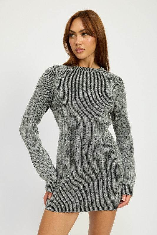 MOCK NECK MINI RIB DRESS - Shop Style & More | Fresh Looks, Everyday Deals & Free Shipping