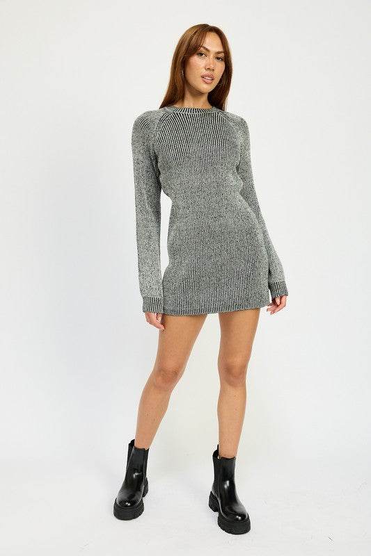 MOCK NECK MINI RIB DRESS - Shop Style & More | Fresh Looks, Everyday Deals & Free Shipping