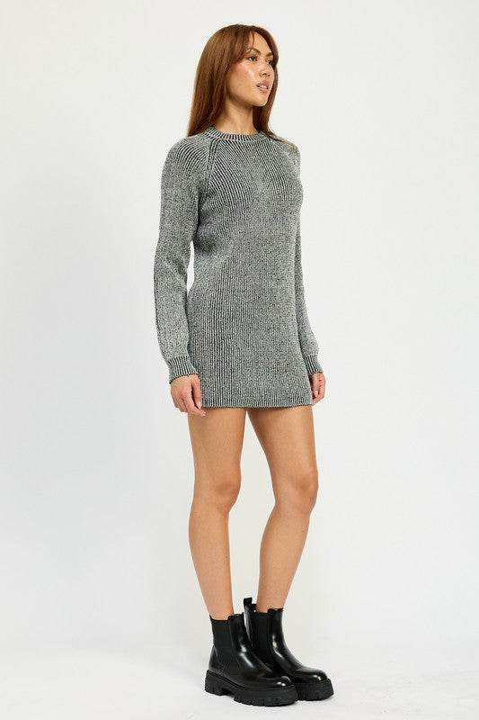 MOCK NECK MINI RIB DRESS - Shop Style & More | Fresh Looks, Everyday Deals & Free Shipping