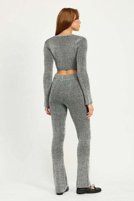 HIGH WAIST RIBED PANTS - Shop Style & More | Fresh Looks, Everyday Deals & Free Shipping
