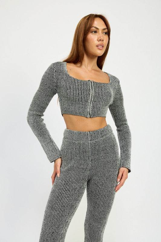 HIGH WAIST RIBED PANTS - Shop Style & More | Fresh Looks, Everyday Deals & Free Shipping