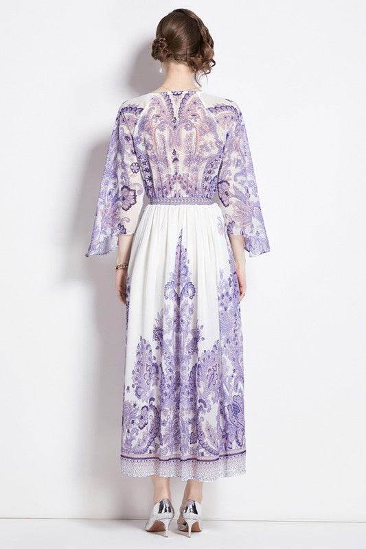 WOMEN FASHION CHIFFON MAXI DRESS - Shop Style & More | Fresh Looks, Everyday Deals & Free Shipping