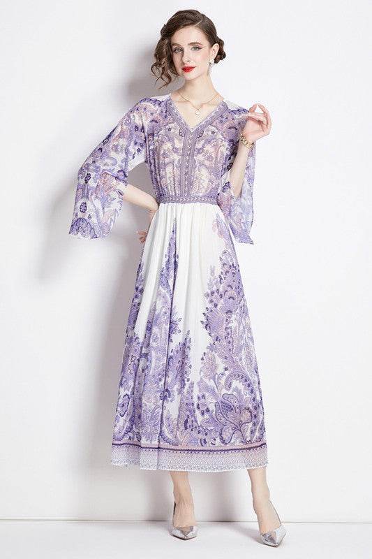 WOMEN FASHION CHIFFON MAXI DRESS - Shop Style & More | Fresh Looks, Everyday Deals & Free Shipping