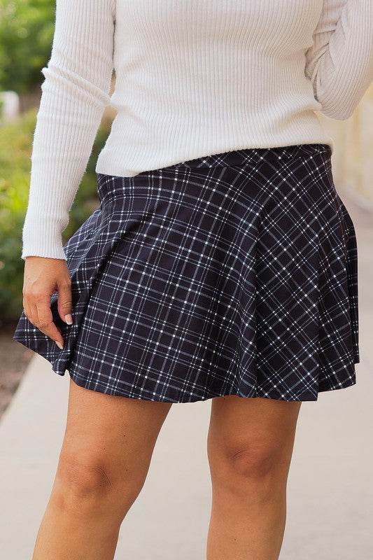 The Brenna Plaid Skort - Shop Style & More | Fresh Looks, Everyday Deals & Free Shipping