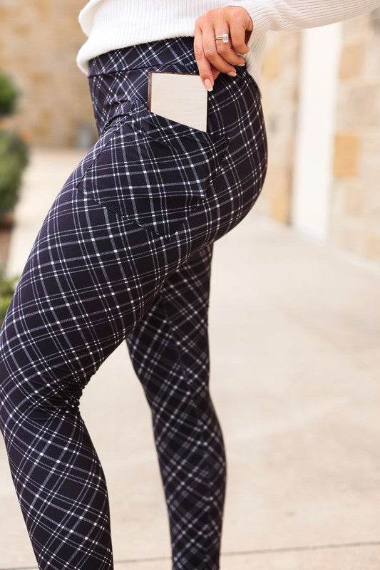 The Jillian Plaid Leggings - Shop Style & More | Fresh Looks, Everyday Deals & Free Shipping