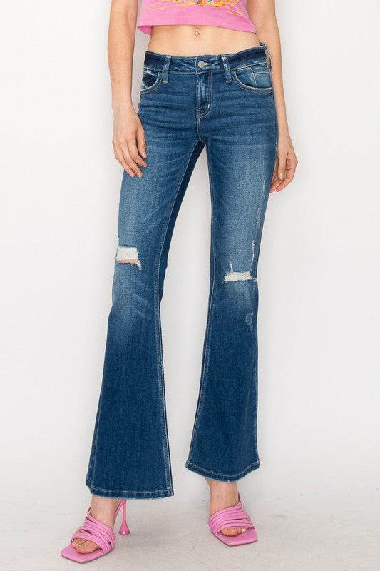 LOW RISE STRETCH VINTAGE FLARE - Shop Style & More | Fresh Looks, Everyday Deals & Free Shipping