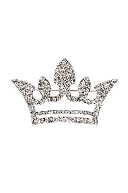 Rhinestone Crown Brooch - Shop Style & More | Fresh Looks, Everyday Deals & Free Shipping