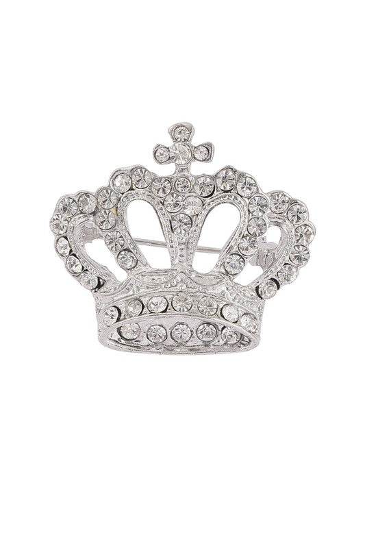 Rhinestone Crown Brooch - Shop Style & More | Fresh Looks, Everyday Deals & Free Shipping