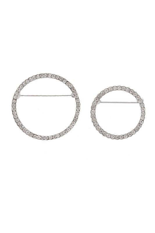 Rhinestone Circle Brooch - Shop Style & More | Fresh Looks, Everyday Deals & Free Shipping