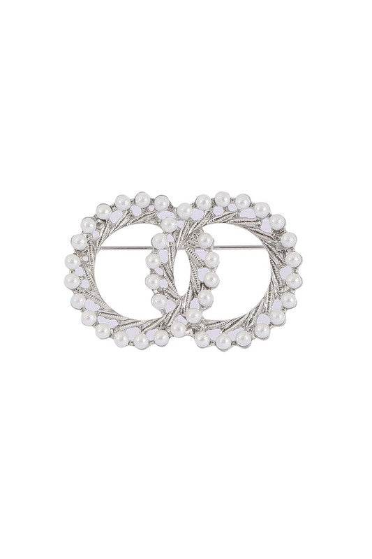 Vintage Double Circle Brooch - Shop Style & More | Fresh Looks, Everyday Deals & Free Shipping