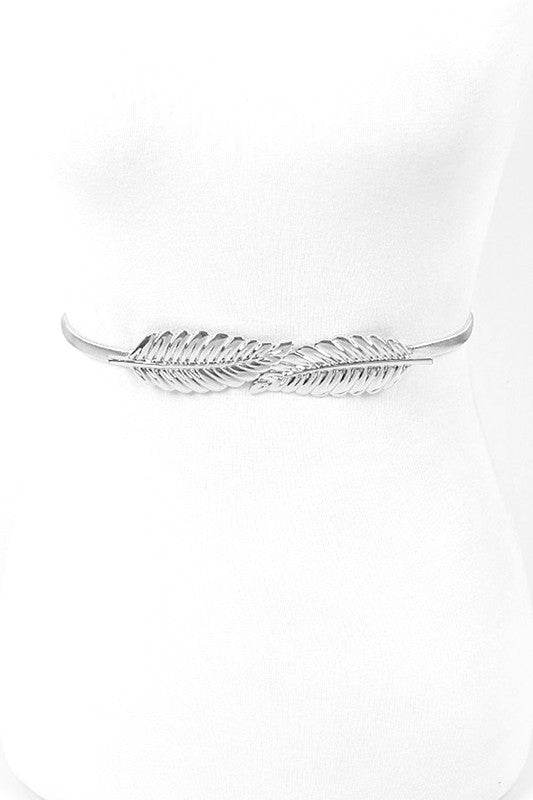 Double Leaf Elastic Metal Belt - Shop Style & More | Fresh Looks, Everyday Deals & Free Shipping