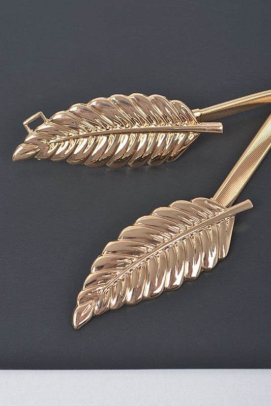 Double Leaf Elastic Metal Belt - Shop Style & More | Fresh Looks, Everyday Deals & Free Shipping