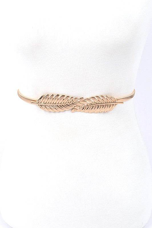Double Leaf Elastic Metal Belt - Shop Style & More | Fresh Looks, Everyday Deals & Free Shipping