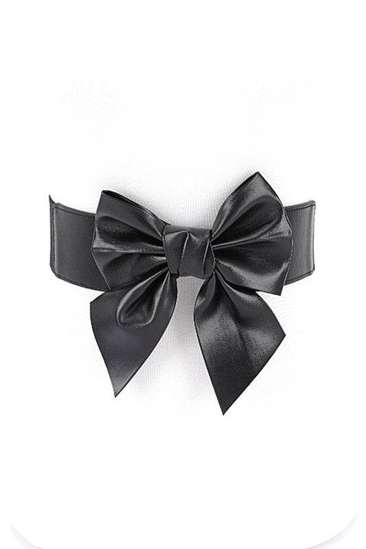 Metallic Bow Tie Elastic Belt - Shop Style & More | Fresh Looks, Everyday Deals & Free Shipping