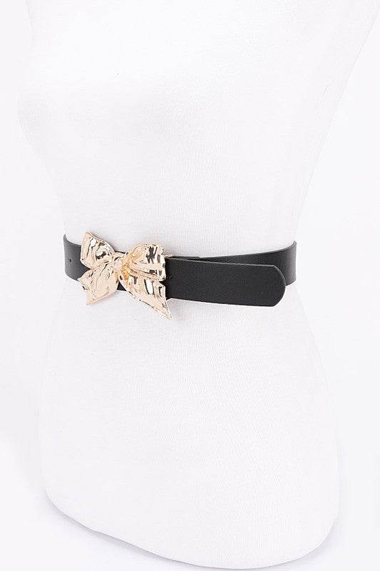Gold Bow Buckle Fashion Belt - Shop Style & More | Fresh Looks, Everyday Deals & Free Shipping