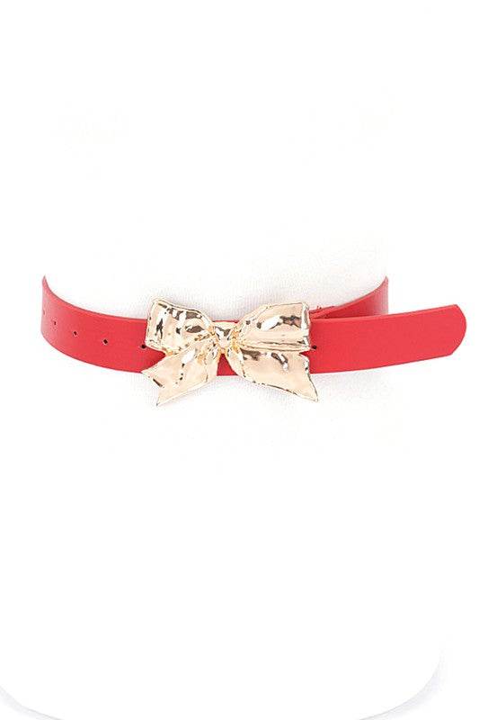 Gold Bow Buckle Fashion Belt - Shop Style & More | Fresh Looks, Everyday Deals & Free Shipping