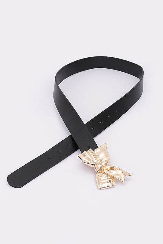 Gold Bow Buckle Fashion Belt - Shop Style & More | Fresh Looks, Everyday Deals & Free Shipping