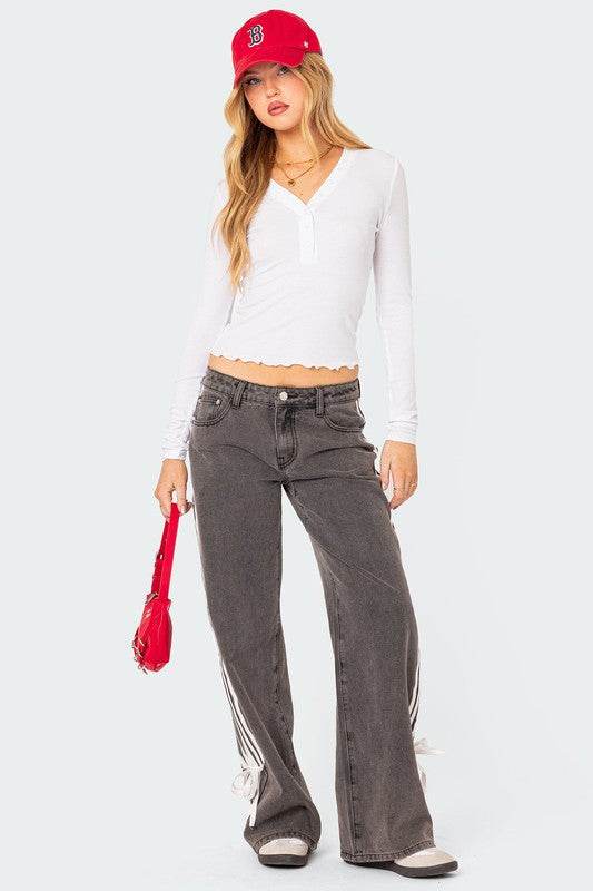 WOMEN FASHION CASUAL STYLE DENIM PANTS - Shop Style & More | Fresh Looks, Everyday Deals & Free Shipping