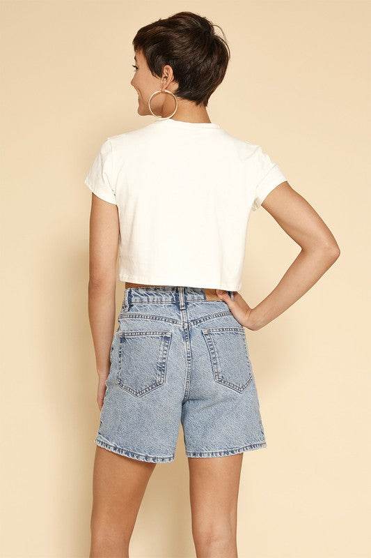 Cropped bow tee - Shop Style & More | Fresh Looks, Everyday Deals & Free Shipping