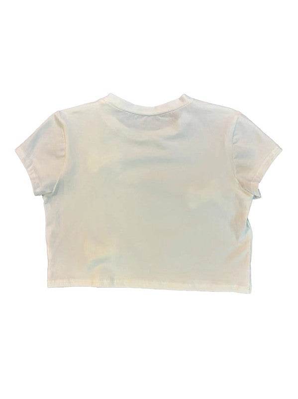 Cropped bow tee - Shop Style & More | Fresh Looks, Everyday Deals & Free Shipping