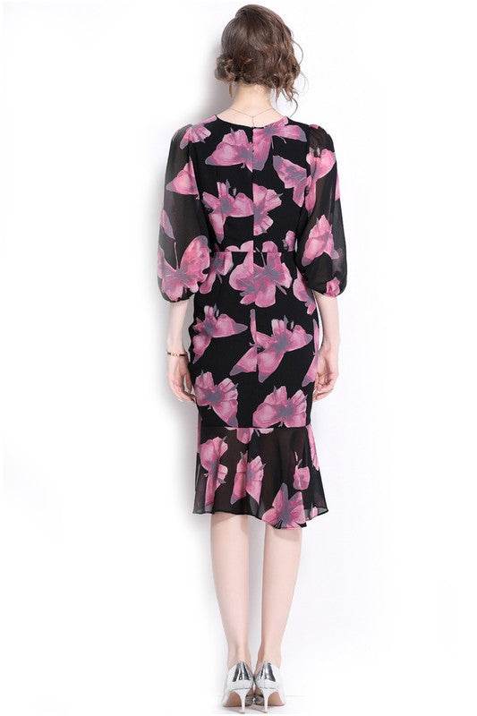 WOMEN FASHION CHIFFON MAXI DRESS - Shop Style & More | Fresh Looks, Everyday Deals & Free Shipping