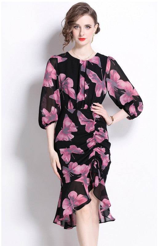 WOMEN FASHION CHIFFON MAXI DRESS - Shop Style & More | Fresh Looks, Everyday Deals & Free Shipping