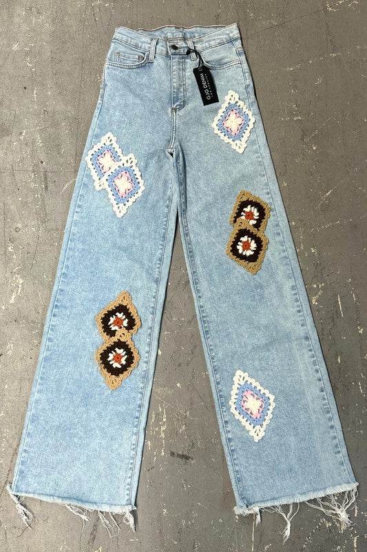 Callie Crochet Jean - Shop Style & More | Fresh Looks, Everyday Deals & Free Shipping