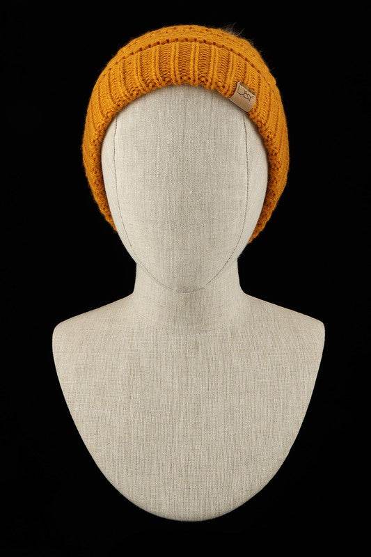 Halo Ripped Beanie with Super Faux Fur Pom - Shop Style & More | Fresh Looks, Everyday Deals & Free Shipping