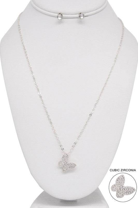 Butterfly Pendant Necklace Set - Shop Style & More | Fresh Looks, Everyday Deals & Free Shipping