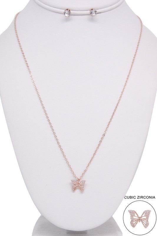 BUTTERFLY PENDANT NECKLACE - Shop Style & More | Fresh Looks, Everyday Deals & Free Shipping