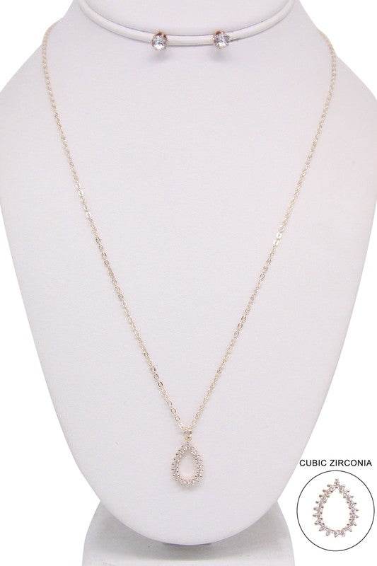TEAR DROP NECKLACE SET - Shop Style & More | Fresh Looks, Everyday Deals & Free Shipping