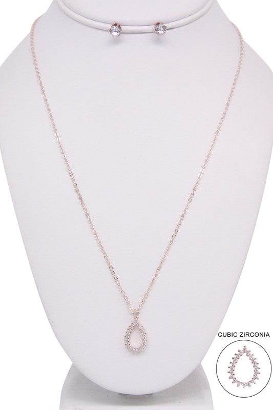 TEAR DROP NECKLACE SET - Shop Style & More | Fresh Looks, Everyday Deals & Free Shipping