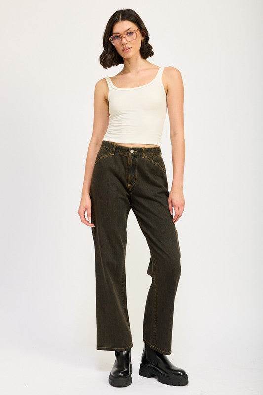 MID RISE JEANS WITH FRONT POCKETS - Shop Style & More | Fresh Looks, Everyday Deals & Free Shipping
