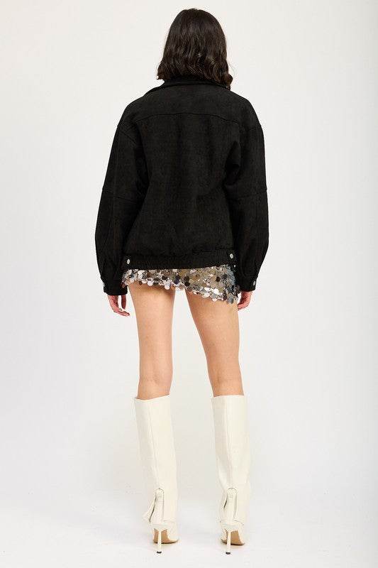 SEQUIN MINI SKIRT WITH SLIT - Shop Style & More | Fresh Looks, Everyday Deals & Free Shipping