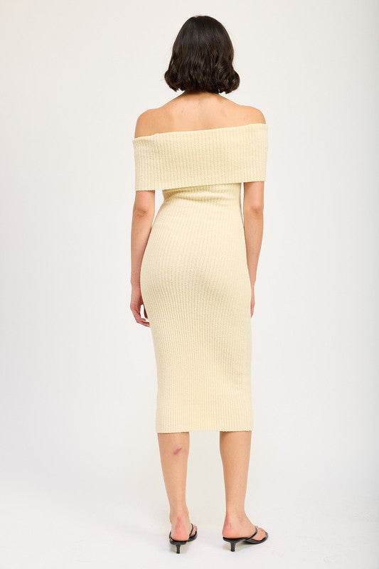 STRAPLESS BODYCON MIDI DRESS - Shop Style & More | Fresh Looks, Everyday Deals & Free Shipping