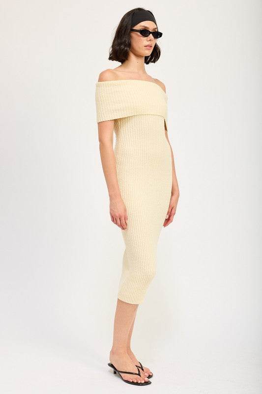 STRAPLESS BODYCON MIDI DRESS - Shop Style & More | Fresh Looks, Everyday Deals & Free Shipping