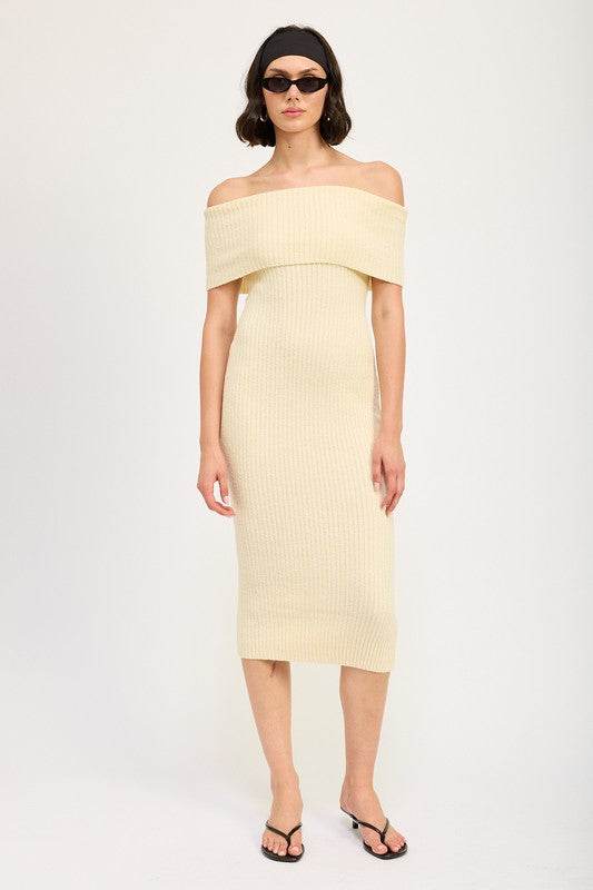 STRAPLESS BODYCON MIDI DRESS - Shop Style & More | Fresh Looks, Everyday Deals & Free Shipping