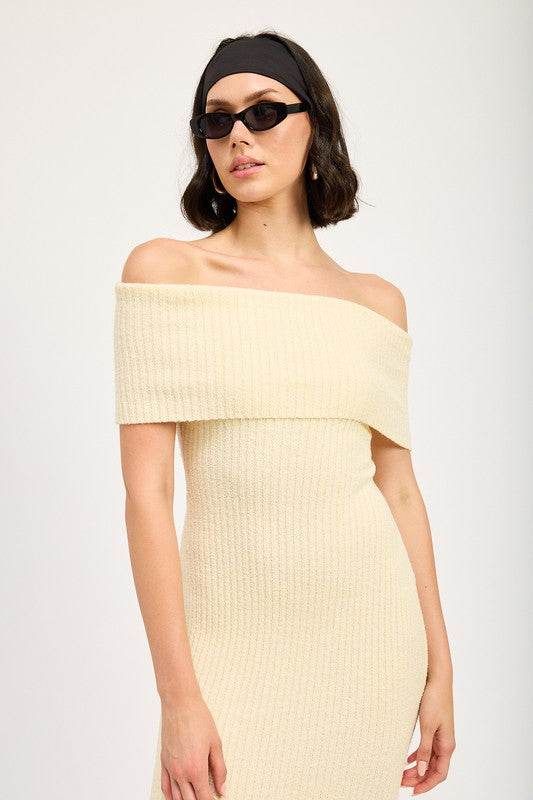 STRAPLESS BODYCON MIDI DRESS - Shop Style & More | Fresh Looks, Everyday Deals & Free Shipping