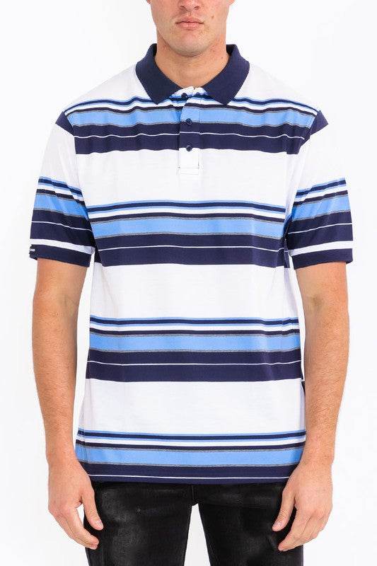 Old School Striped Pique Polo Shirt - Shop Style & More | Fresh Looks, Everyday Deals & Free Shipping