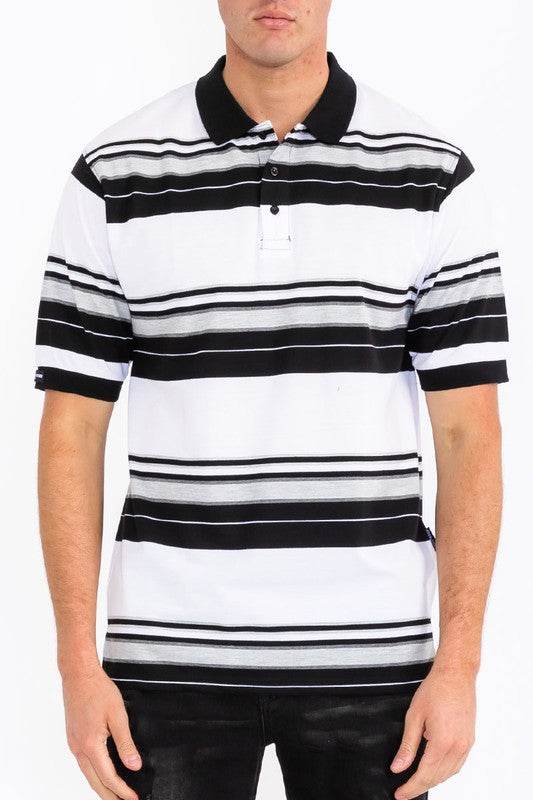 Old School Striped Pique Polo Shirt - Shop Style & More | Fresh Looks, Everyday Deals & Free Shipping