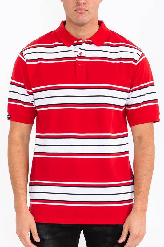 Old School Striped Pique Polo Shirt - Shop Style & More | Fresh Looks, Everyday Deals & Free Shipping